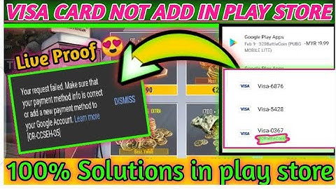 Visa card add problem solve😍/ In play store