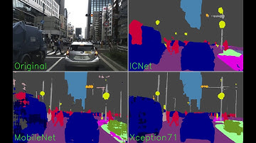 Semantic segmentation model comparison (mask).