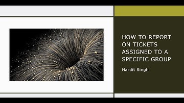 How to report on tickets assigned to a specific group and then add to Dashboard in ServiceNow