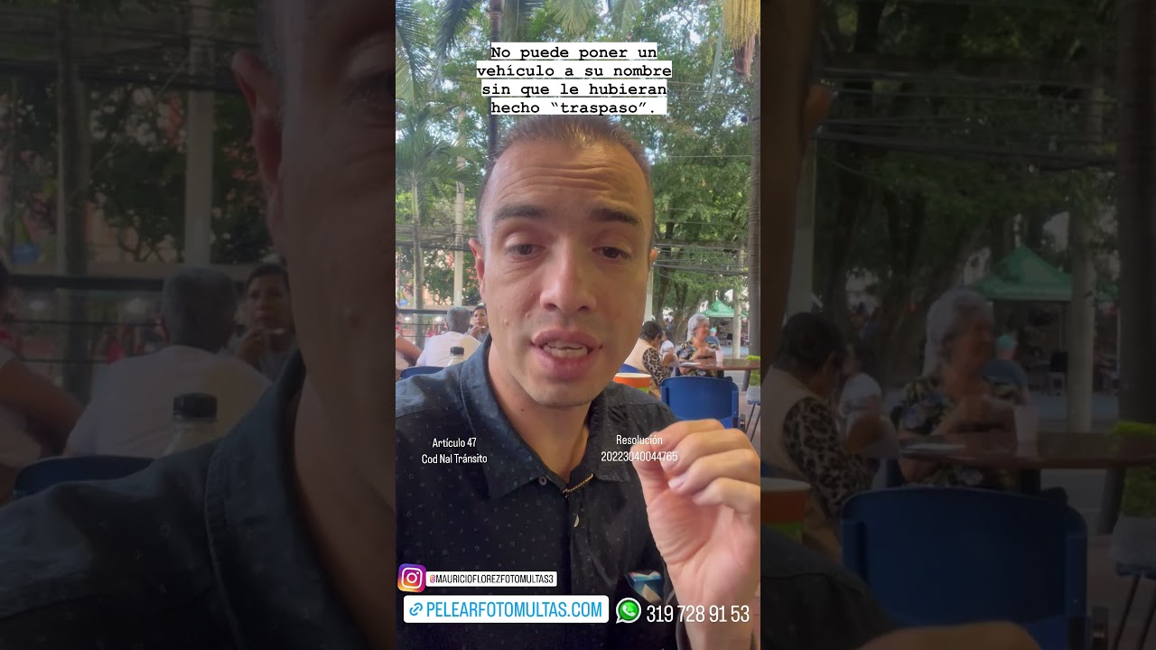 🔴 No puede poner a su nombre vehículo sin traspaso.