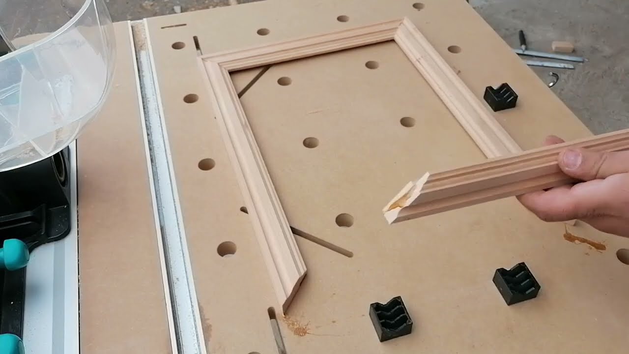 rama tablou din lemn reciclat