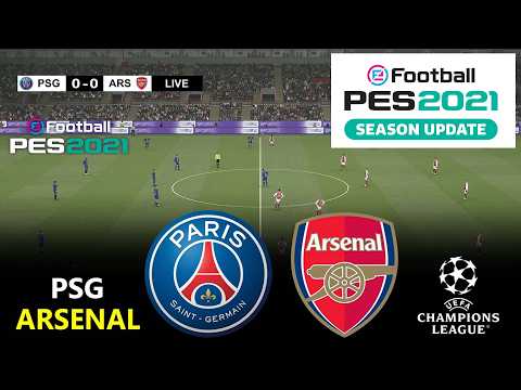 Psg vs Arsenal | THE FINAL | Champions League 2026 | Ucl Live | PES 21 Simulation