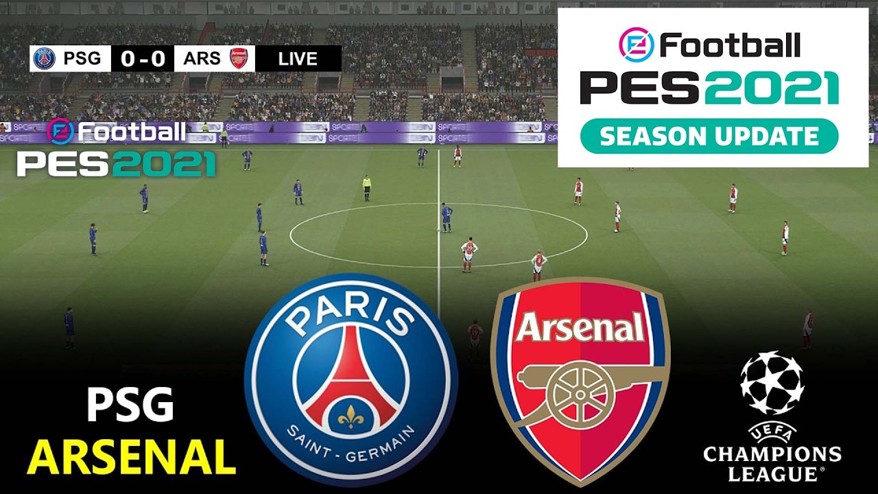 Psg vs Arsenal | THE FINAL | Champions League 2026 | Ucl Live | PES 21 Simulation