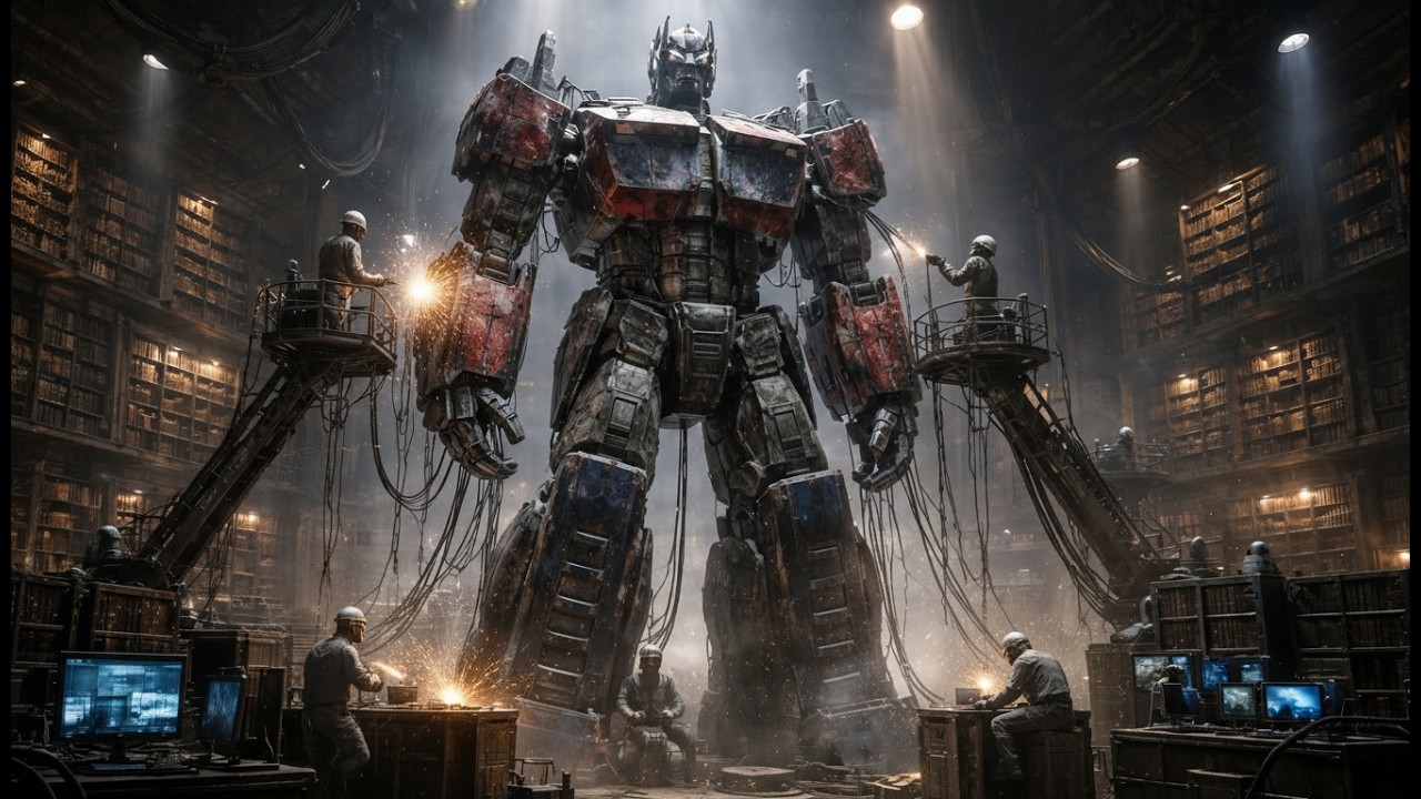 Optimus Prime Restored from a Sealed Library Vault