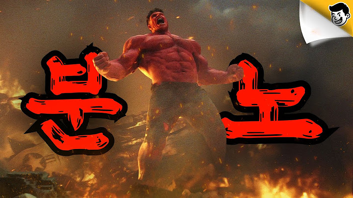 [영화리뷰🎬결말포함]💢레드 헐크🔥탄생 배경