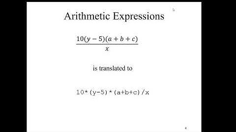 Arithmetic Expressions in Java
