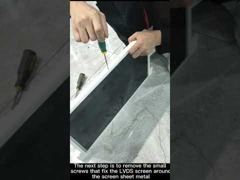 standard machines-how to replace LVDS screen and touch screen