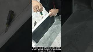 standard machines-how to replace LVDS screen and touch screen