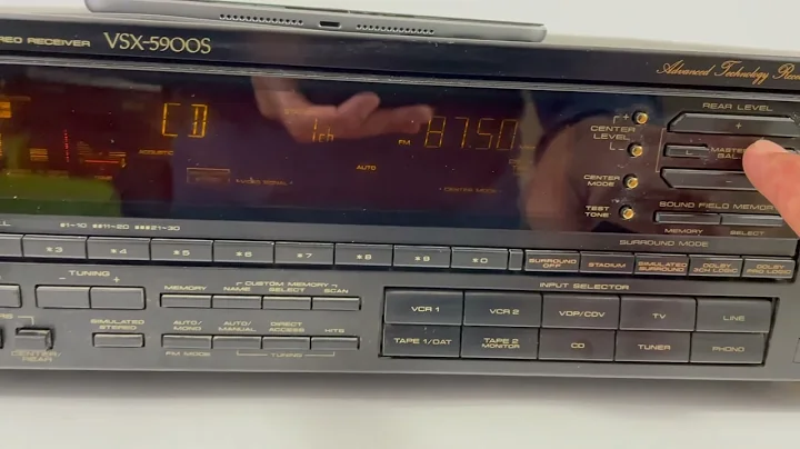 Vintage Pioneer VSX-5900S Audio Video Stereo Receiver