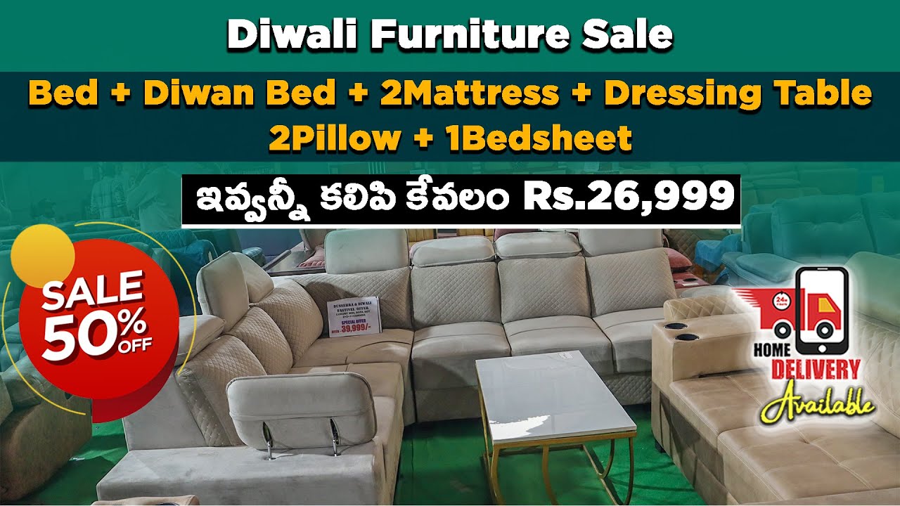 Diwali Furniture Sale Bedroom Package Only 26,999 Cheapest Price in
