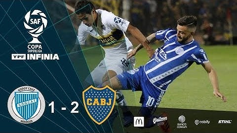 #CopaSuperliga: resumen de Godoy Cruz - Boca