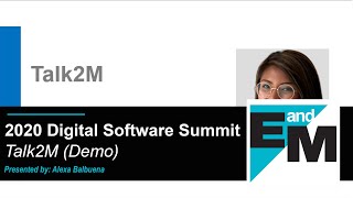 2020 Digital Software Summit | HMS Talk2M Software | EandM