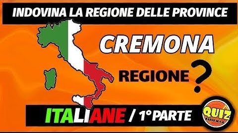 INDOVINA LA REGIONE DELLE PROVINCE ITALIANE🇮🇹🇮🇹