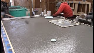 Gfrc Casting A Large Concrete Island The Easy Way With Trinic, Glass Fiber Reinforced Concrete