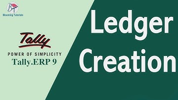 Single Ledger Creation in Tally ERP 9 Tamil | Complete Groups and Ledger in Tally Erp 9