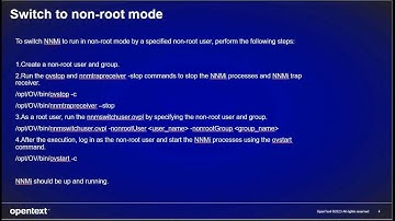 NNMi : Configure NNMi to run in non-root mode