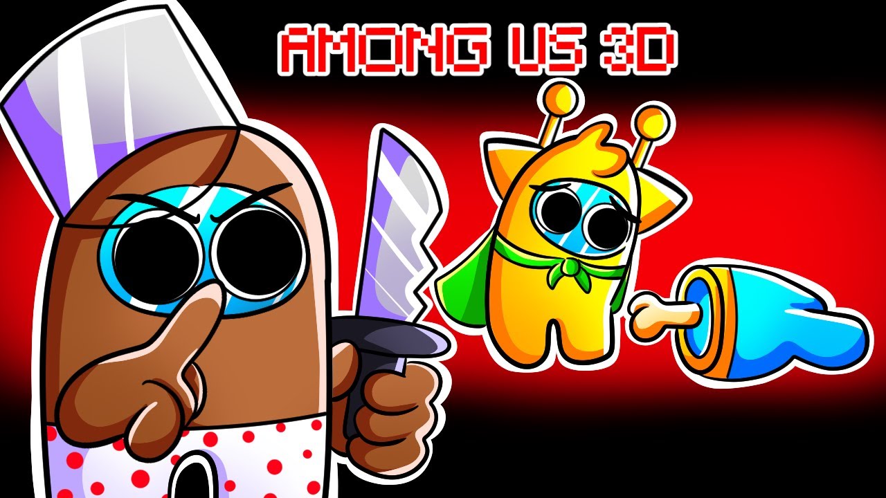 ¡SPRUNKIS juegan AMONG US en 3D y soy IMPOSTOR! (Sprunki)
