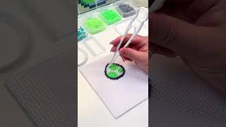 DIY Yoshi Egg with Perler Beads#PerlerBeads #fusebeads  #beadart  #pixelart  #mario #yoshiegg #diy