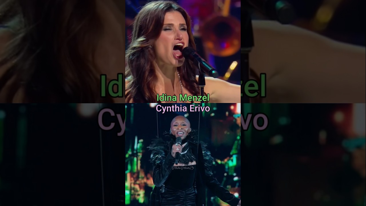 Defying Gravity IDINA MENZEL \u0026 CYNTHIA ERIVO | Wicked Broadway Musical -  YouTube, image size:1280x720