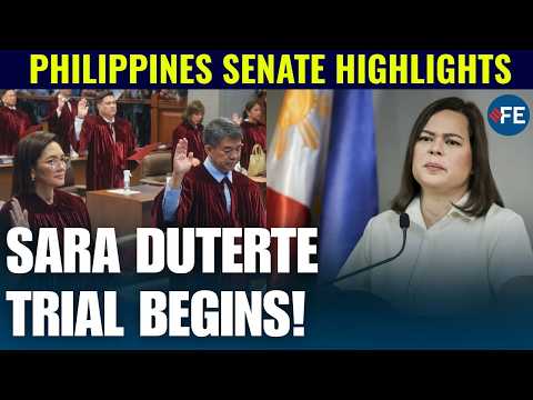 Video Sara Duterte Trial Begins as Senate Adopts Impeachment Court Mode | Philippines News