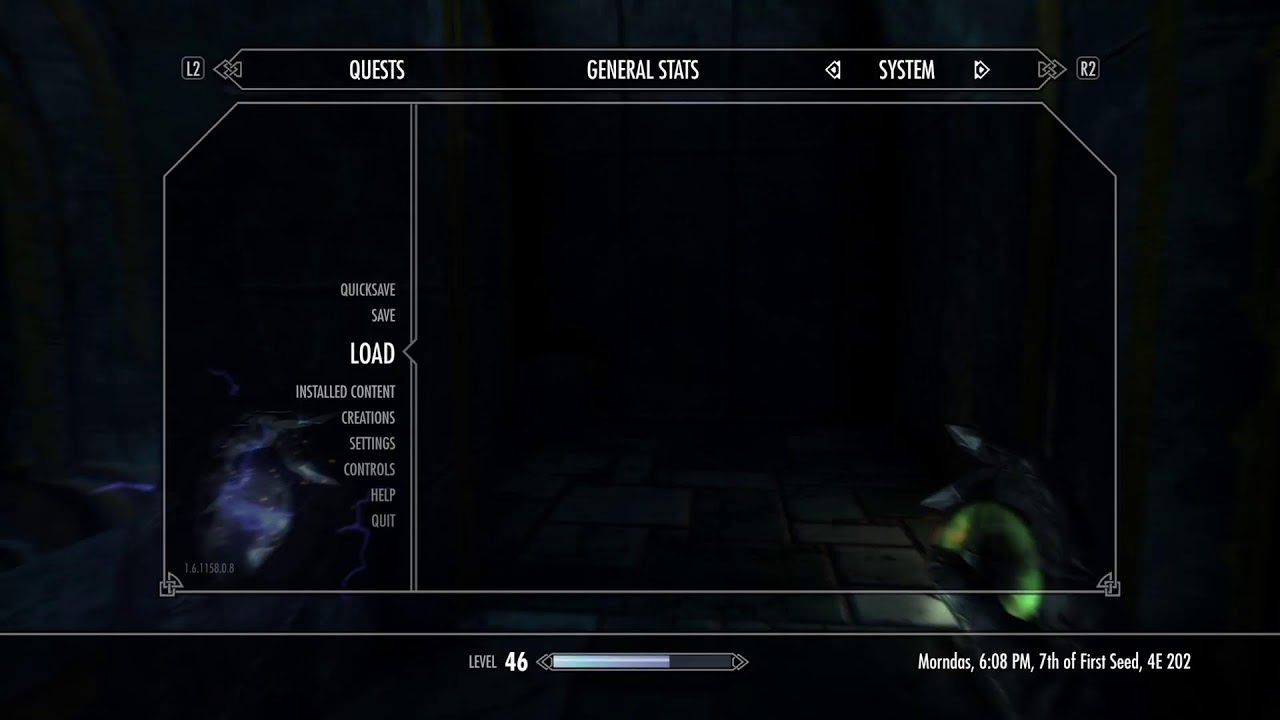 Playing Skyrim survival without music. 04