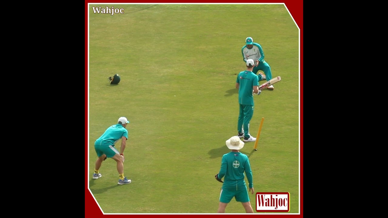 Leg Slip Fielding Practice by Australia Team | Steve Smith and Usman Khawaja | Wahjoc Sports