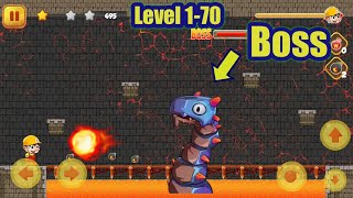 Super bino 2 adventure world | level 1-70 | #gaming #games #gameplay screenshot 3
