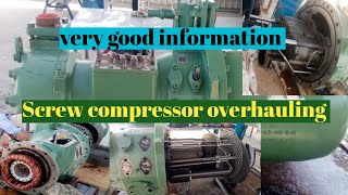 Good Information Don't Skip/Chiller Screw Compressor Overhauling/asaan tariqa seekhne ka