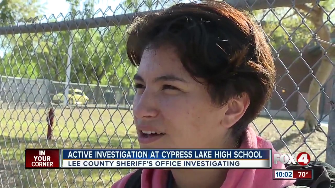 Active investigation Cypress Lake High School