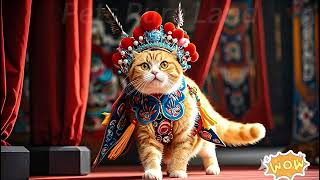 Beijing Opera Cat Walking2