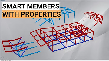Smart structural members for super fast modelling. Assign 