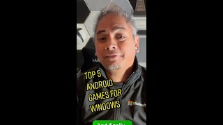 Top 5 Android Games for Windows