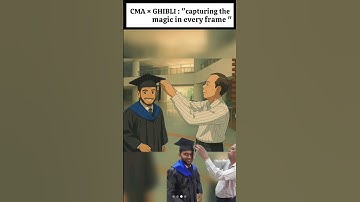 GHIBLI trend meets CMA♥️ : A visual journey #Ghibli #shortvideo #ghibliart