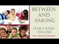 Between and Among - Common Mistakes In English
