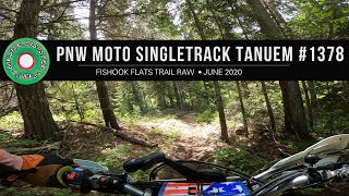 PNW Enduro Moto Singletrack : Fishook Flats #1378 at Taneum Junction Best Intermediate Loop