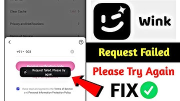 Wink request failed try again later || how to fix wink app not working || Wink login problem solved