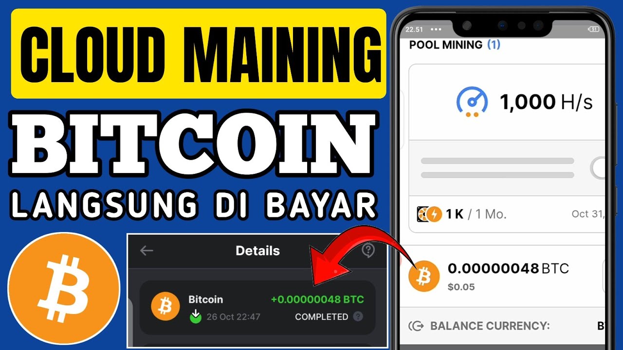 💰 Terbukti Membayar! Dapat Bitcoin Gratis dari Cloud Mining 2025 - Cara dapat uang dari internet 