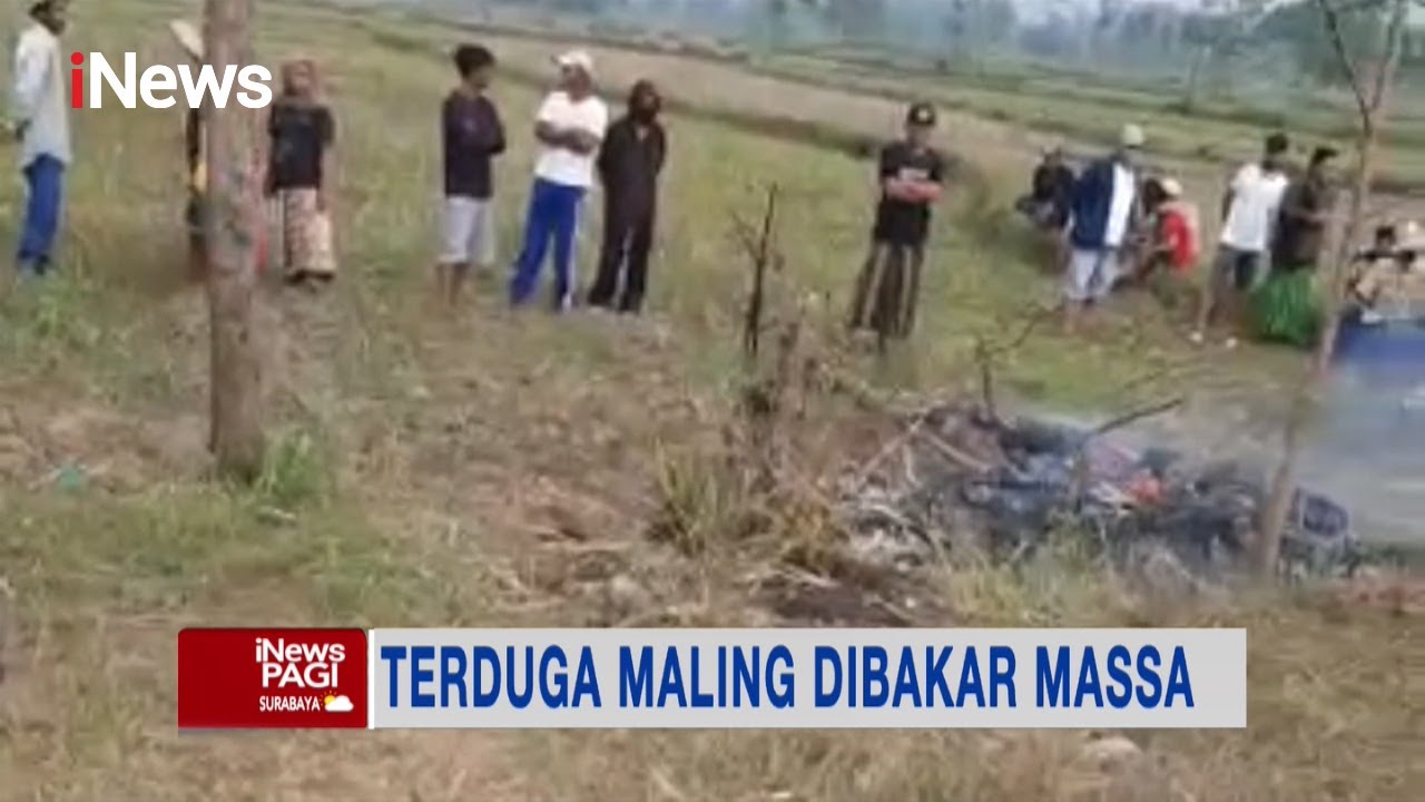 Nahas! Belum Beraksi, Terduga Maling Motor di Bangkalan Dibakar Warga #iNewsPagi 07/10