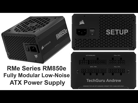 Corsair RMe Series RM850e ATX Power Supply SETUP