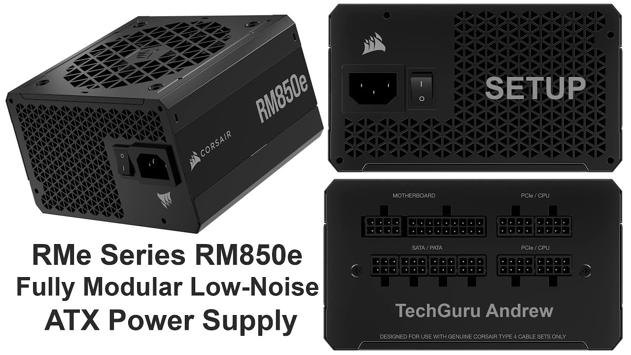 CORSAIR RM750e Fully-Modular ATX Power Supply User Manual