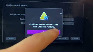 Could Not Create Iphone Simulator Unknown Runtime