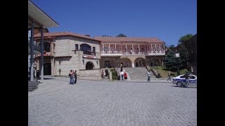 Caucasia Georgia city Signagi central area wdding car horns sound effect