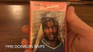 1990 Donruss MVPs with error card!