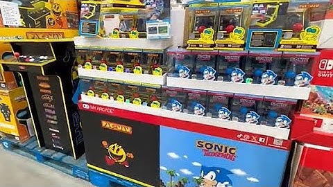 Sonic & Pac-Man My Arcade Joystick Player Mini Games @ COSTCO - (No Commentary - Just Games)