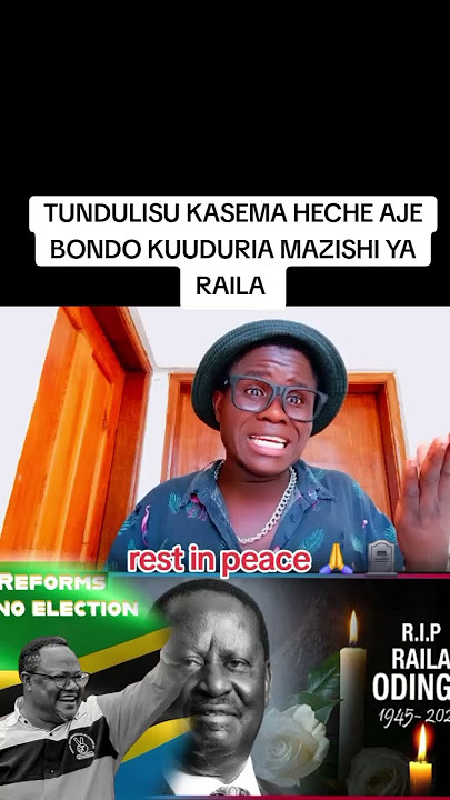 TUNDULISU SENDS HECHE TO BURY RAILA #shrots