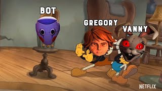 The Cuphead Show no fighting meme (Gregory vs Vanny)