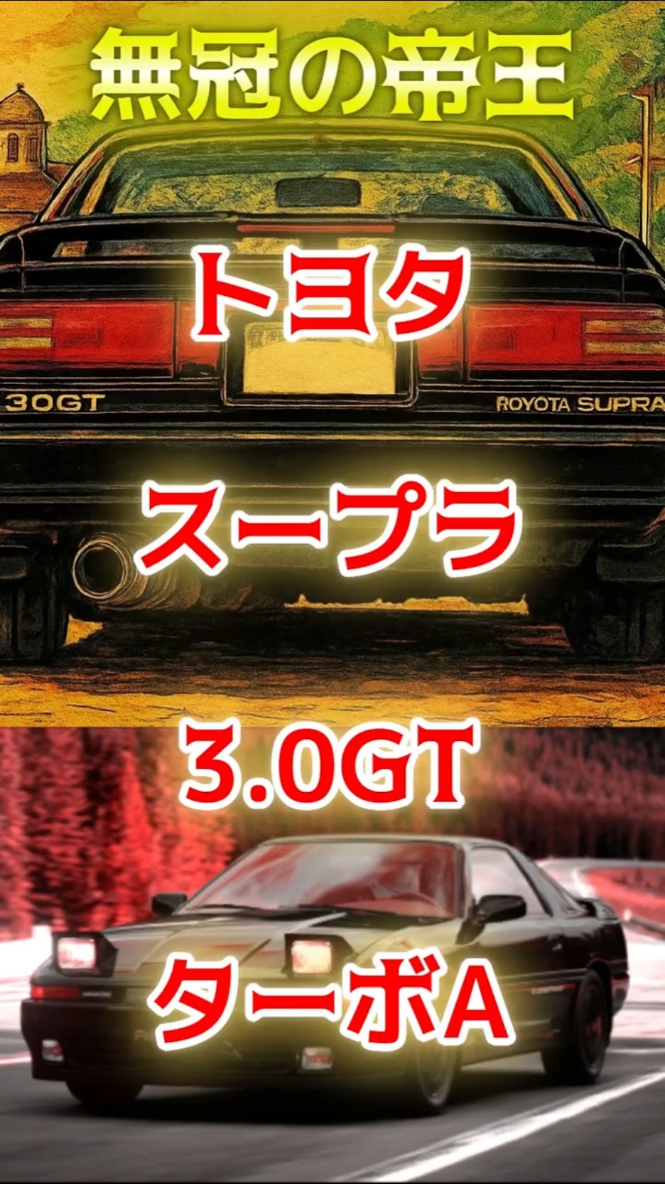 The Toyota Supra 3.0GT Turbo A was incredibly attractive