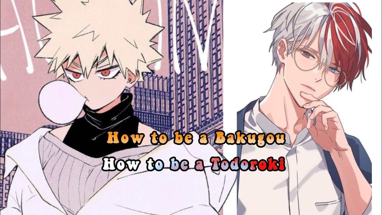 To be a Todoroki and To be a Bakugou || lyrics prank (not) || Famous Baku and todo || typing story