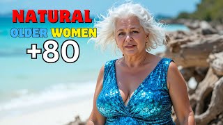 Natural Older women over 70 and 85 ?Chili Neck Wrap Dress Timeless Fashion for older woman