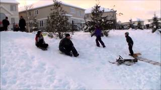 Stittsville Sledding, Christmas 2012.mp4